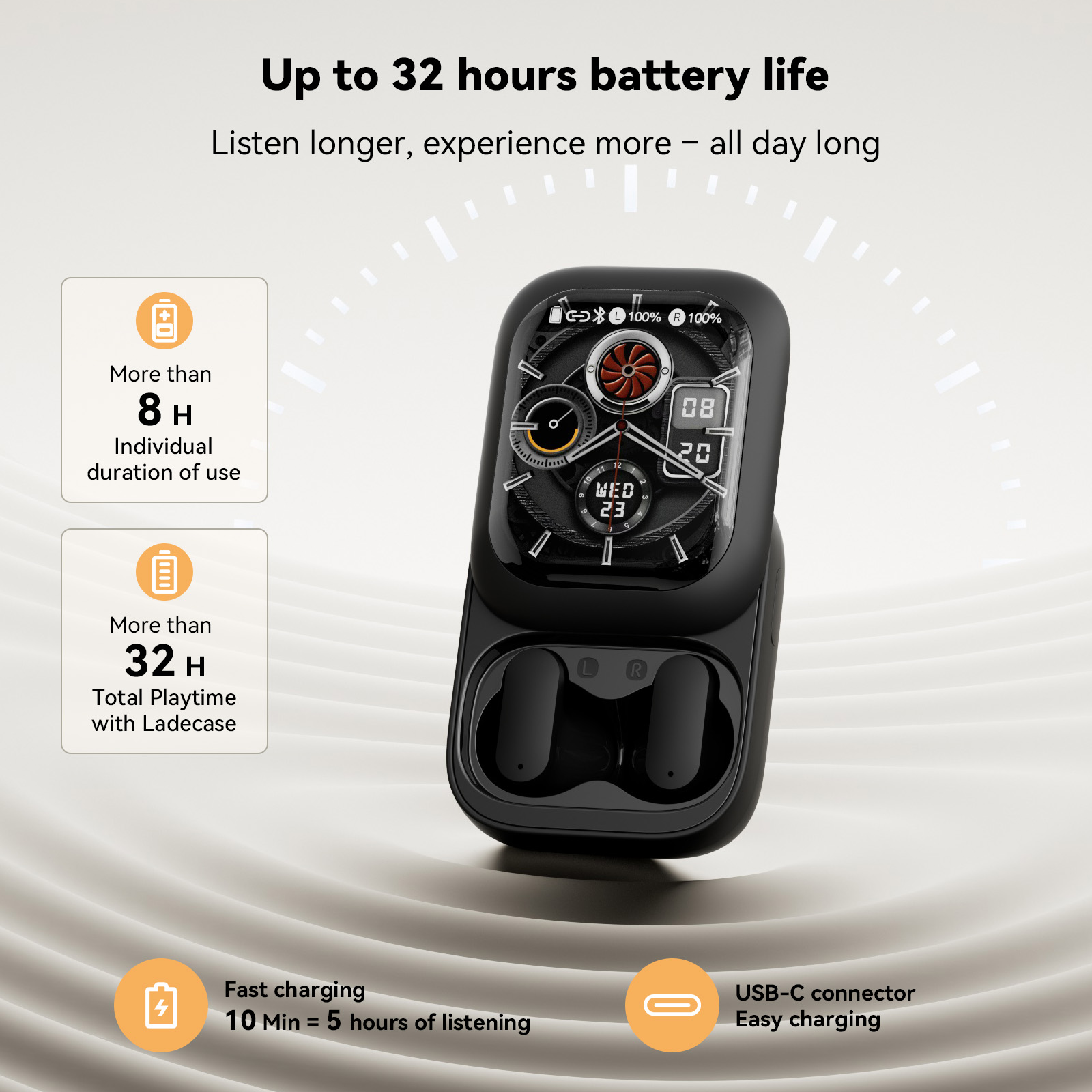 Wireless Earbuds Tws - ZNP N04 Wireless Bluetooth Earbuds AI