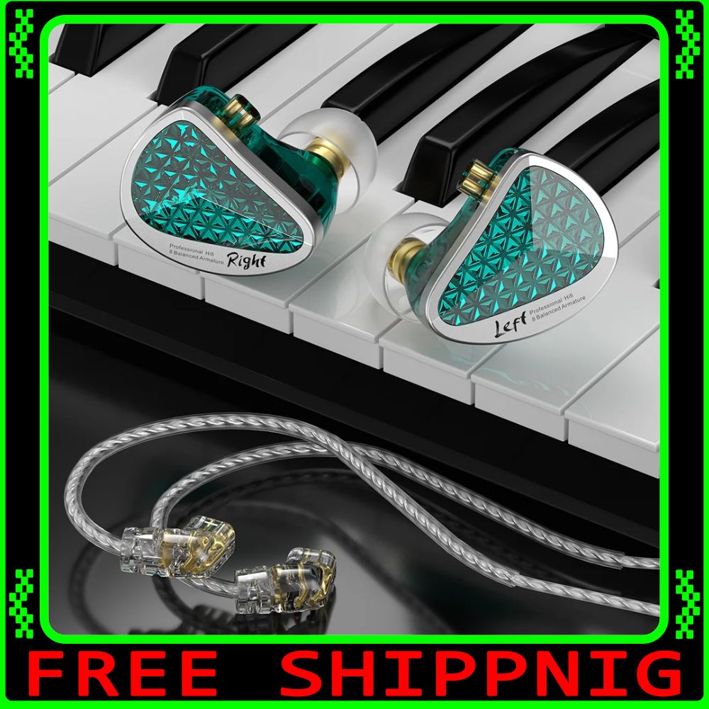 KZ AS16 Pro 16ba wired in-ear  - Noise Cancelling Headphone recension och pris