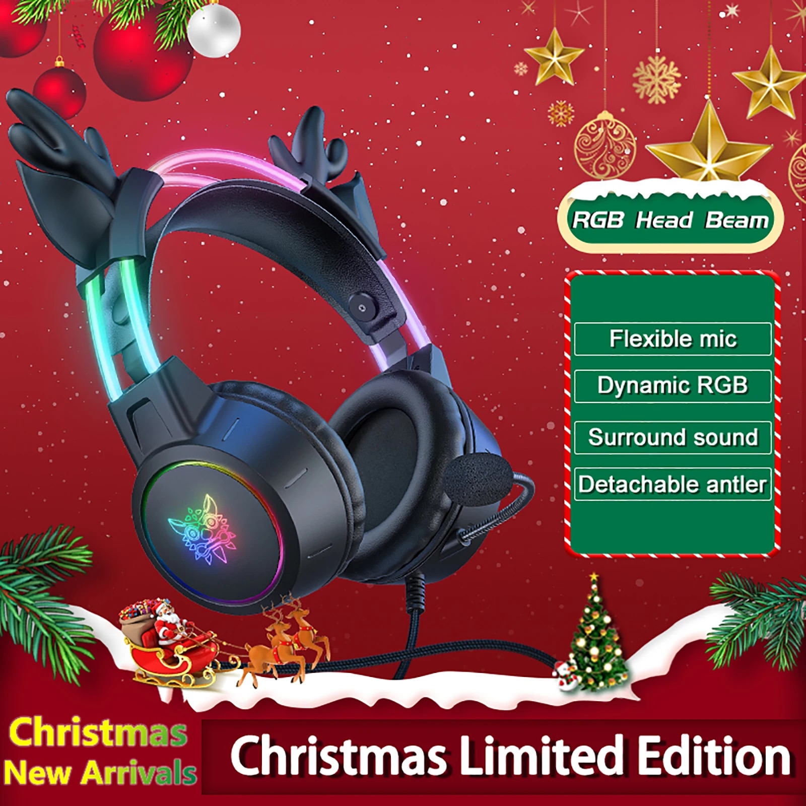 ONIKUMA Gaming Headset for 202 - Gaming Headset Rgb recension och pris