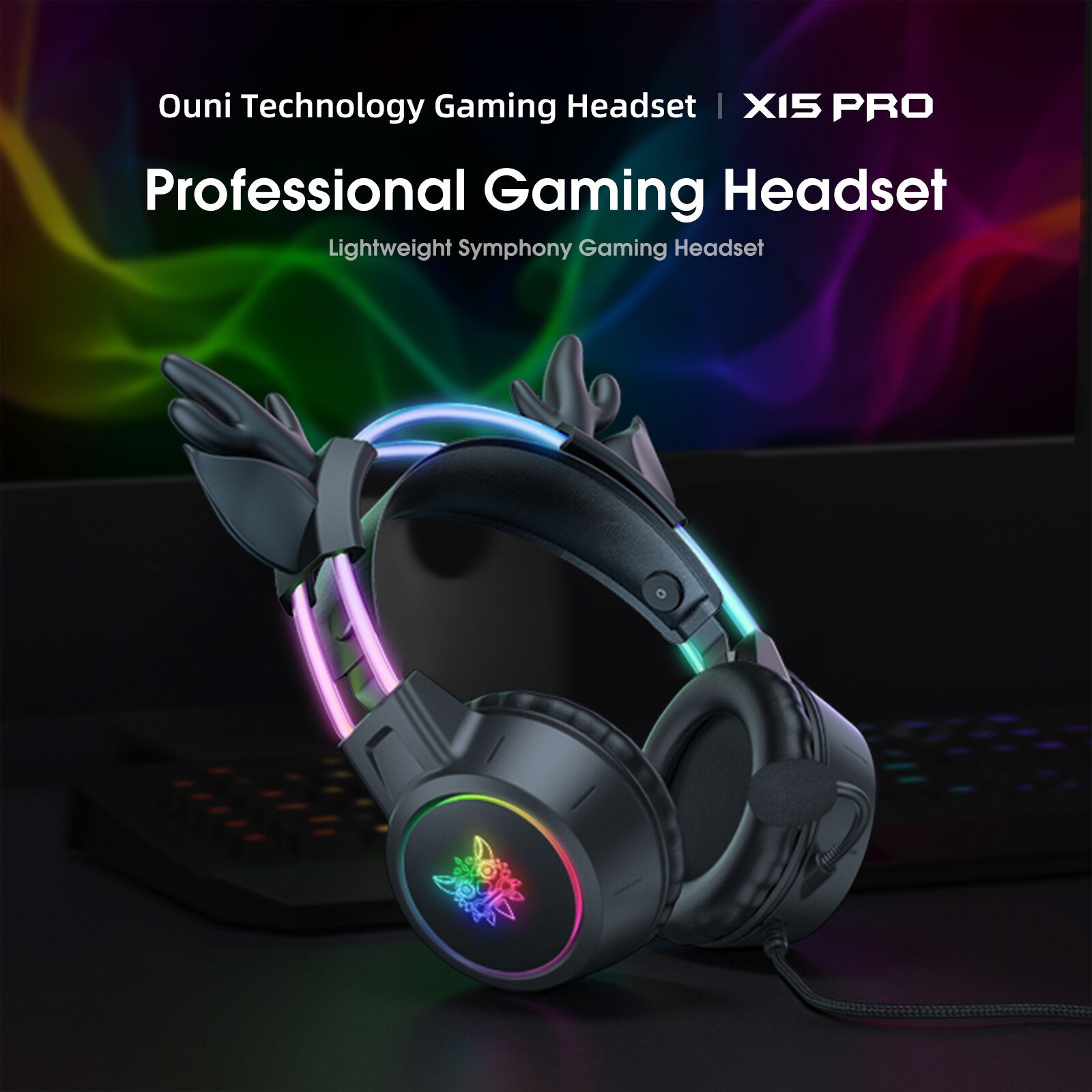 ONIKUMA Gaming Headset for 202 - Gaming Headset Rgb recension och pris