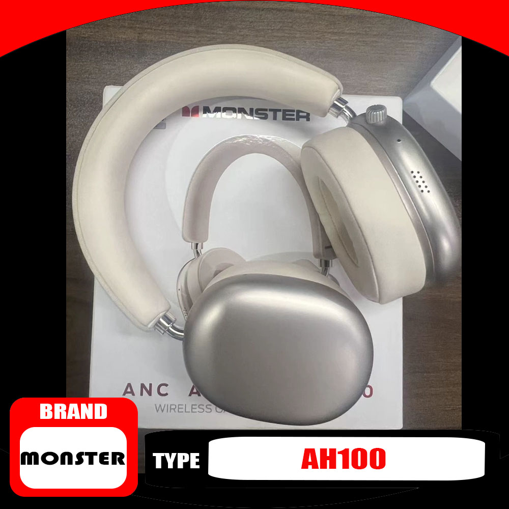 Monster AH100 ANC Over-Ear Hea - Noise Cancelling Headphone recension och pris